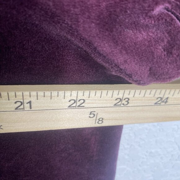 Pure Jill Velour Dress Women Size XL Pima Cotton Plush Velvet Shift Pockets - Picture 8 of 9